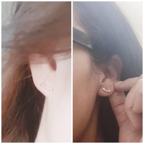 100% 925 Sterling Smile Straight Arch Bar - Picture 4 of 4